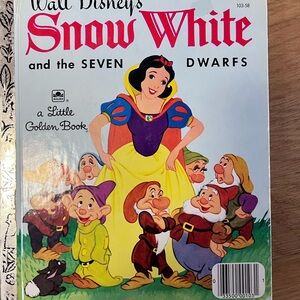 Disney Snow White and the Seven Dwarfs Little Golden Book